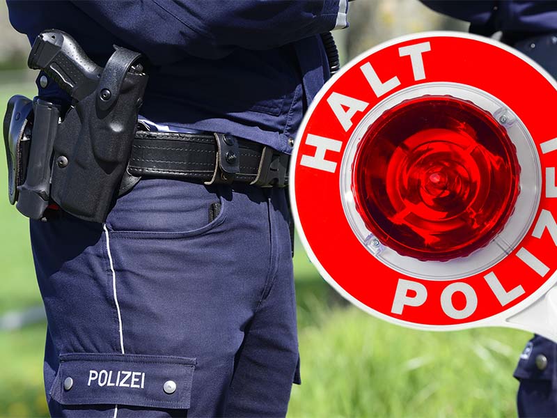 Polizisten halten Autofahrer nach Alkoholfahrt in Hamburg an und entziehen den Führerschein